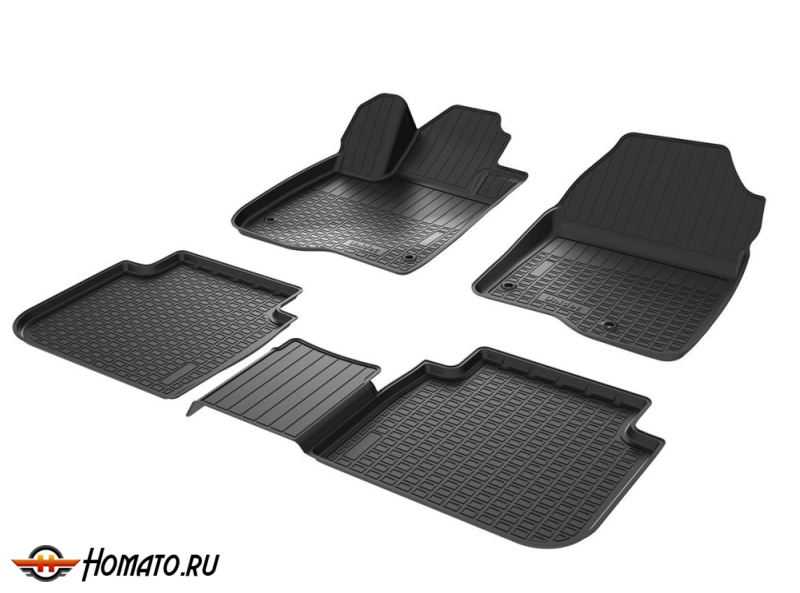 Коврики Honda CR-V 6 2023+ | полиуретановые, черные, Norplast