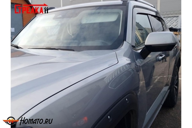 Дефлекторы Haval H7 2025+ | из 6 частей, премиум, плоские, 2D