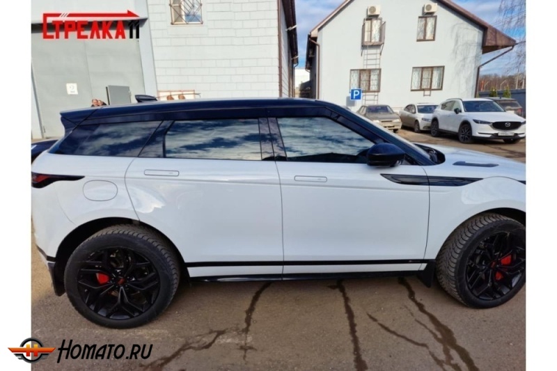 Дефлекторы Range Rover Evoque 2 (L551) 2019+/2023+ | премиум, плоские, 2D