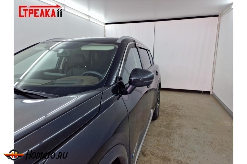 Дефлекторы Nissan X-Trail 4 (T33) 2023+ | премиум, плоские, 2D