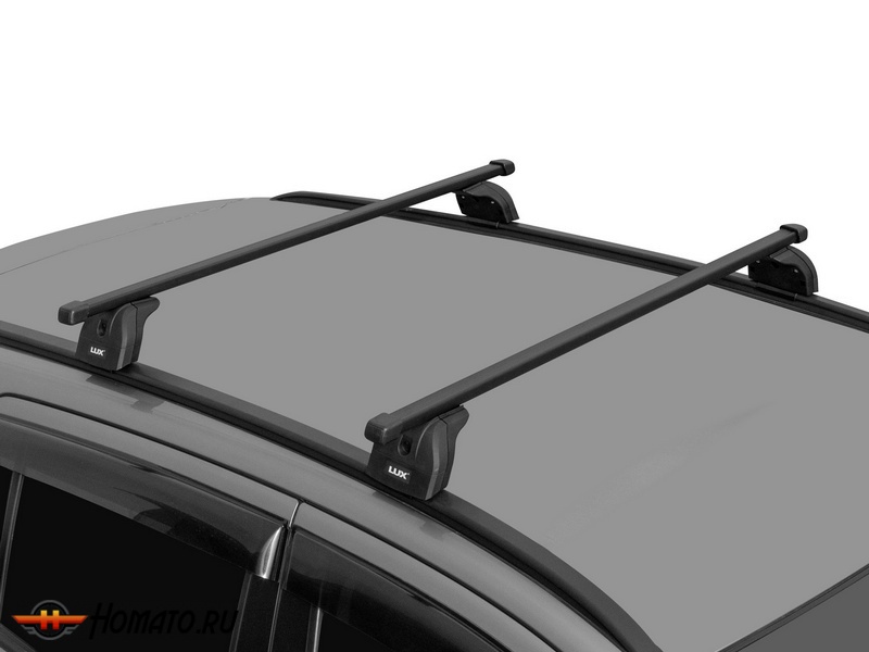 Багажник на крышу Toyota Fortuner 2018+ | на низкие рейлинги | LUX БК-2