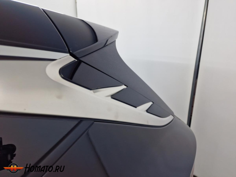 Накладки на задние боковые хром элементы для Хендай Туссан 4 2021+ | 6 штук, декор