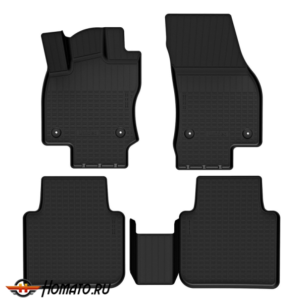 Коврики Volkswagen Tiguan L Pro 2024+ (Китай) | полиуретановые, черные, Norplast