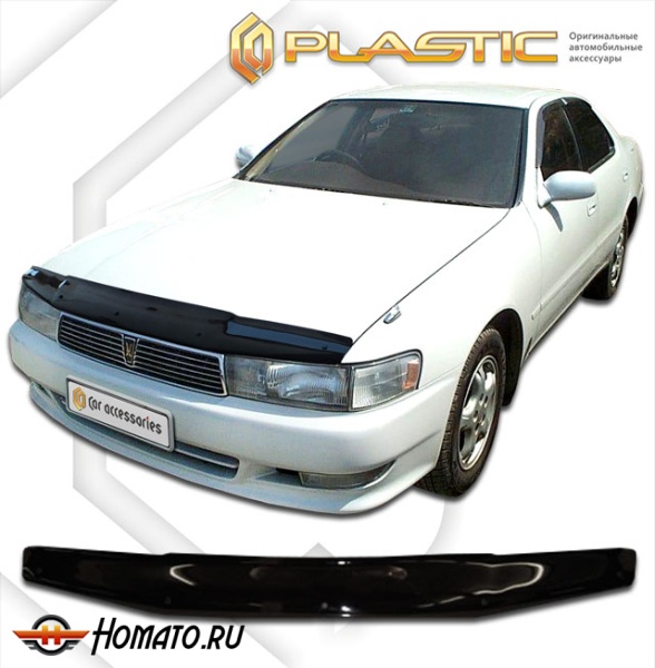 Дефлектор капота Toyota Cresta 1992-1996 (X90) | черный