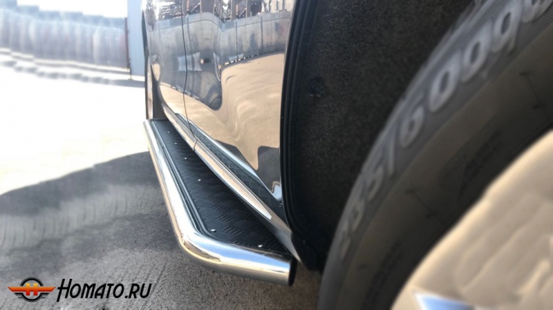 Пороги подножки Nissan Murano 2016+ | алюминиевые или нержавеющие