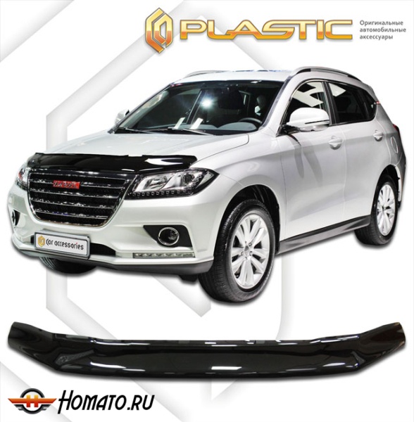 Дефлектор капота Haval H2 2015- | черный