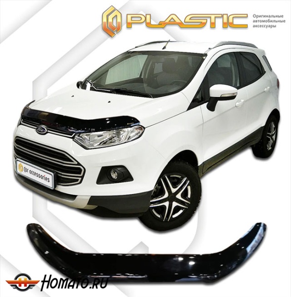 Дефлектор капота Ford EcoSport 2017-2019 | черный
