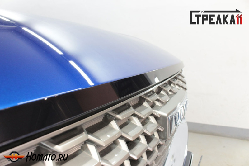 Накладка на капот для Хавал Ф7 2019-2024 | 1 штука, декор