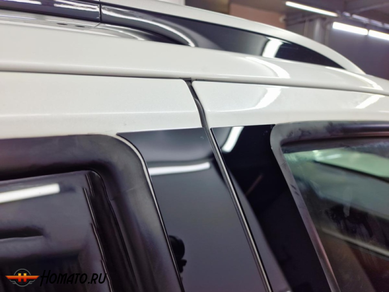 Накладки на стойки дверей для Kia Mohave 2020+ | 8 штук, декор