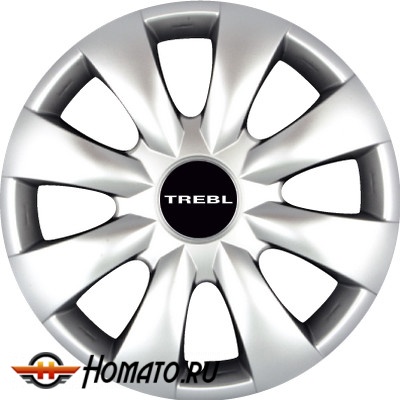Колпаки на колеса R13,R14,R15,R16 | гибкие, ударопрочные, 4 штуки, TREBL