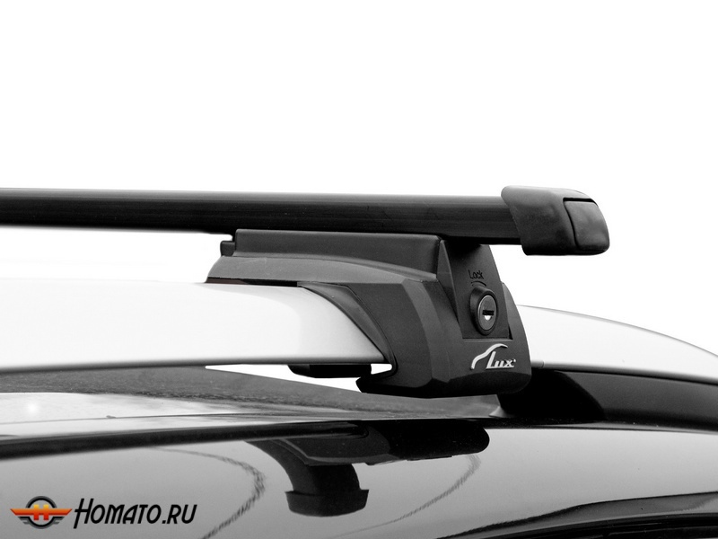 Багажник на крышу для Mitsubishi Grandis 1 (2003-2011) | на рейлинги | LUX Классик и LUX Элегант