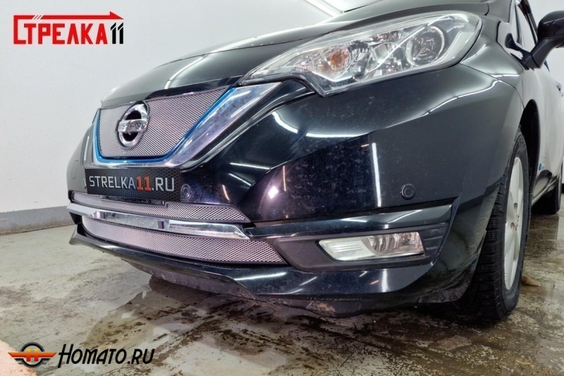 Защита радиатора для Nissan Note 2 2016-2020 рестайлинг | Стандарт