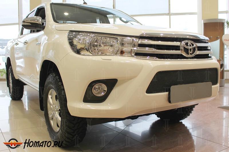 Защита радиатора для Toyota Hilux 2015+ | Премиум