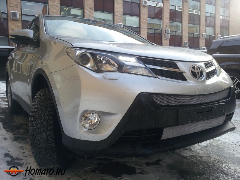 Защита радиатора для Toyota RAV4 (2013-2014) дорестайл | Стандарт
