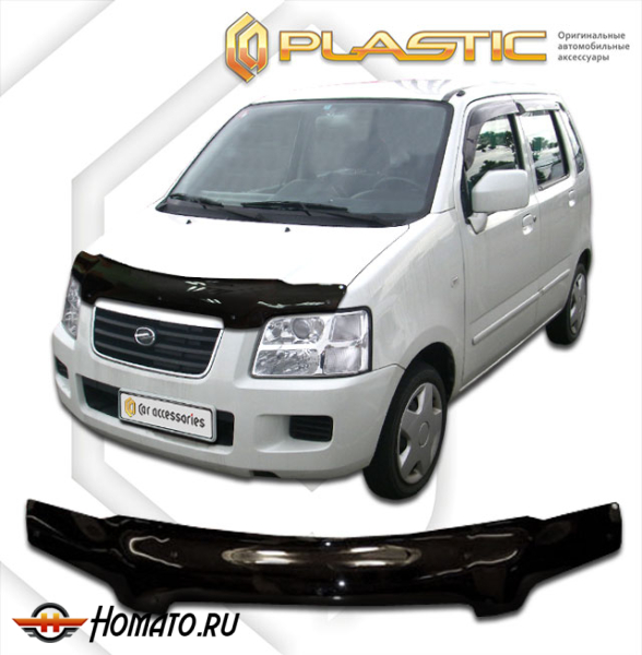 Дефлектор капота Suzuki Solio 1 2005-2010 | черный
