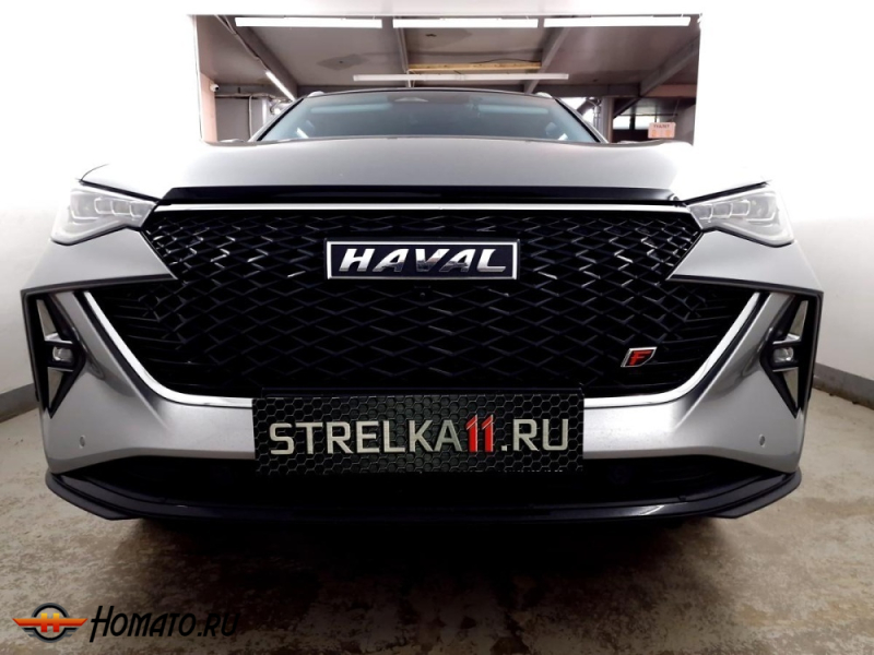 Накладки на передний бампер для Haval F7x 2023+ рестайл | 2 штуки, декор