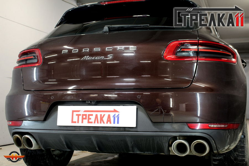 Защита задней камеры PORSCHE MACAN 1 2013-2018 дорестайл