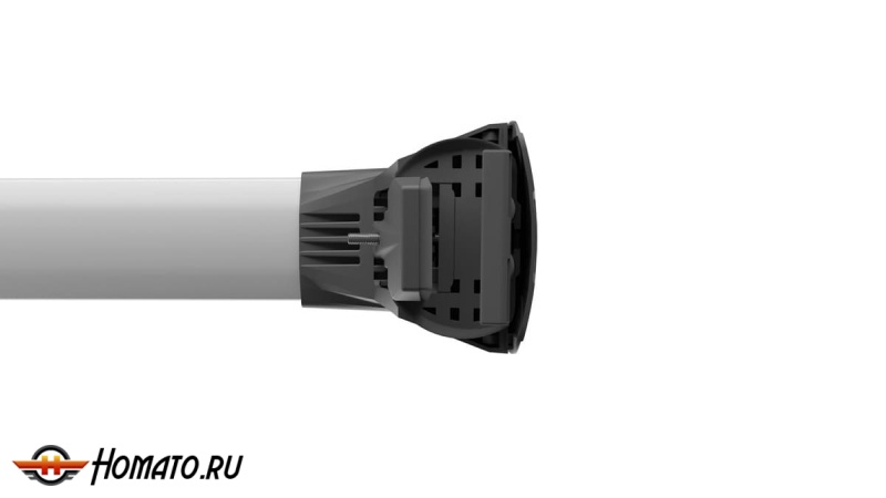 LUX SCOUT 2 для Haval H3 2024+ | Багажник на штатные интегрированные рейлинги | 130 см