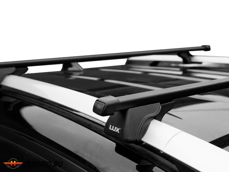 Багажник на крышу для Audi A6 Allroad C6 (2006-2011) универсал | на рейлинги | LUX Классик и LUX Элегант