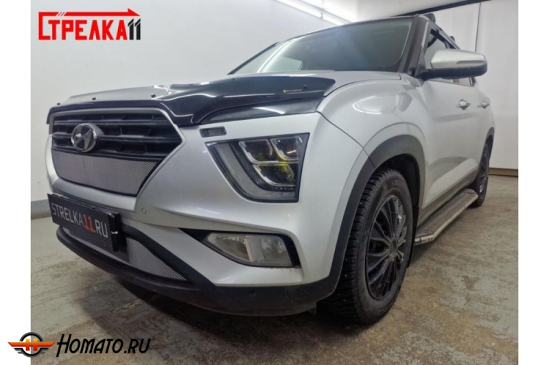 Защита радиатора для Хендай Крета 2 2021+ | Стандарт