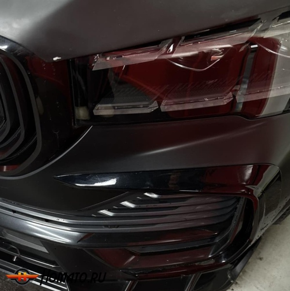 Клыки накладки на передний бампер для Geely Monjaro 2023+ | Character