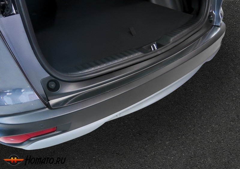 Накладка на задний бампер для Honda CR-V 5 2017+ | нержавейка, Rival