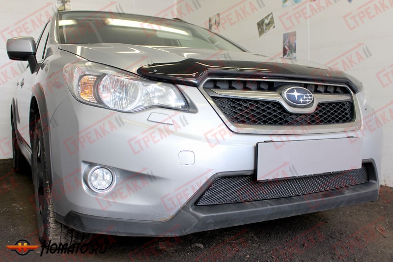 Защита радиатора для Subaru XV (2012-2016) дорестайл | Премиум