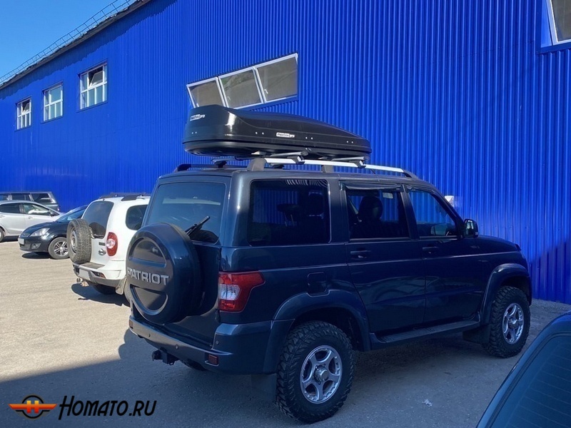 Автобокс MaxBox PRO 520 л | 196x80x43 см, двусторонний