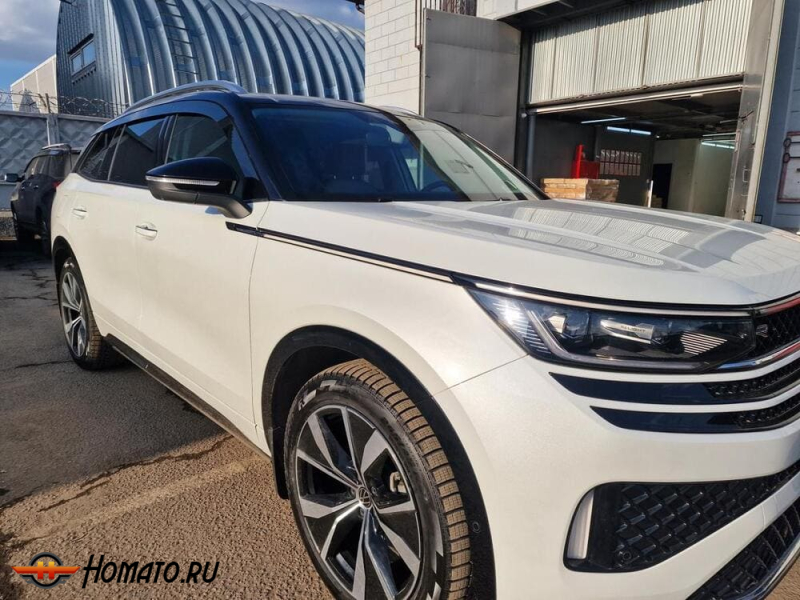 Дефлекторы Фольксваген Тавендор | из 6 частей, премиум, плоские, 2D