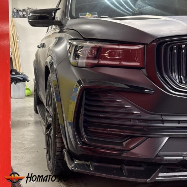 Клыки накладки на передний бампер для Geely Monjaro 2023+ | Character
