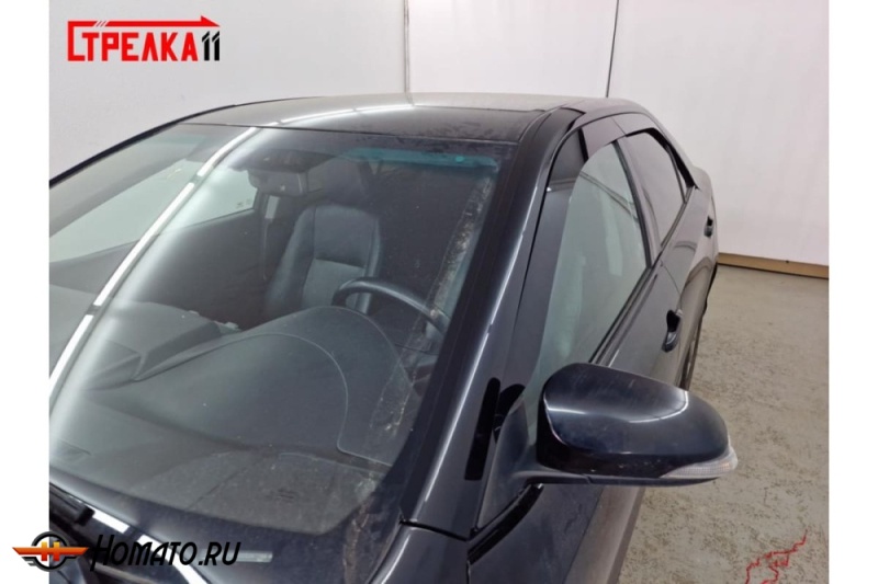 Премиум водостоки дефлекторы лобового стекла Toyota Camry 50 2012-2018