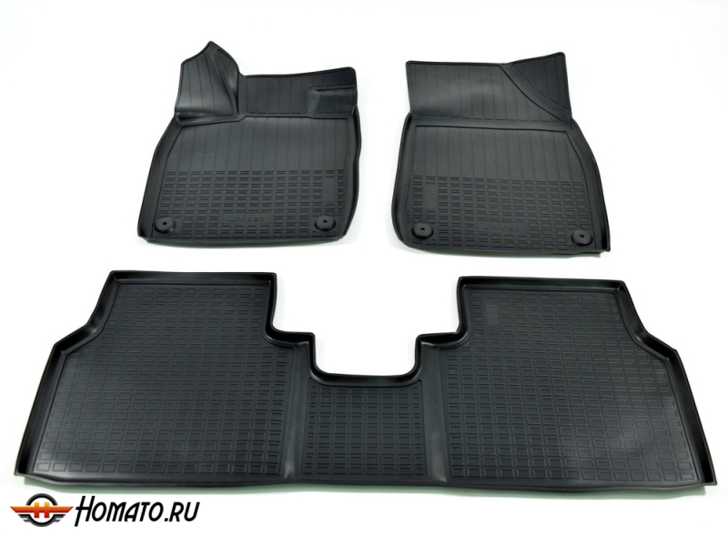 Коврики Audi Q4 e-tron (F4) 2021+ | полиуретановые, черные, Norplast
