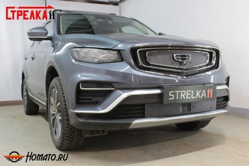 Зимняя защита радиатора Belgee X70 | на стяжках