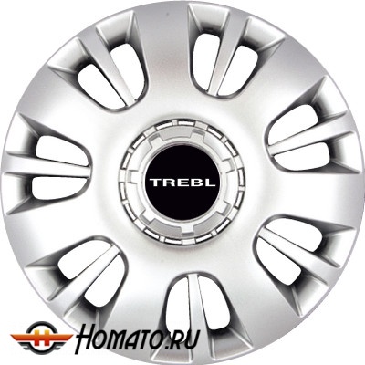 Колпаки на колеса R13,R14,R15,R16 | гибкие, ударопрочные, 4 штуки, TREBL