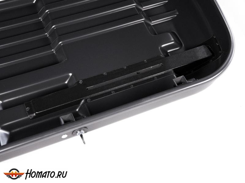 Автобокс MaxBox PRO 430 л | 136x96x42 см, двусторонний