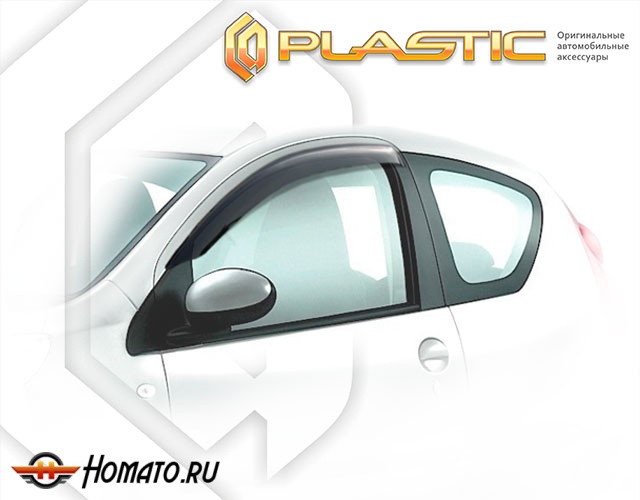Дефлекторы ветровики Peugeot 107 (3D) 2005-2012 (PM, PN)
