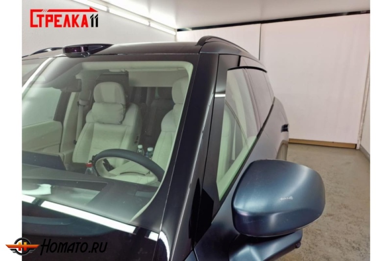 Дефлекторы Lynk Co 900 | из 6 частей, премиум, плоские, 2D