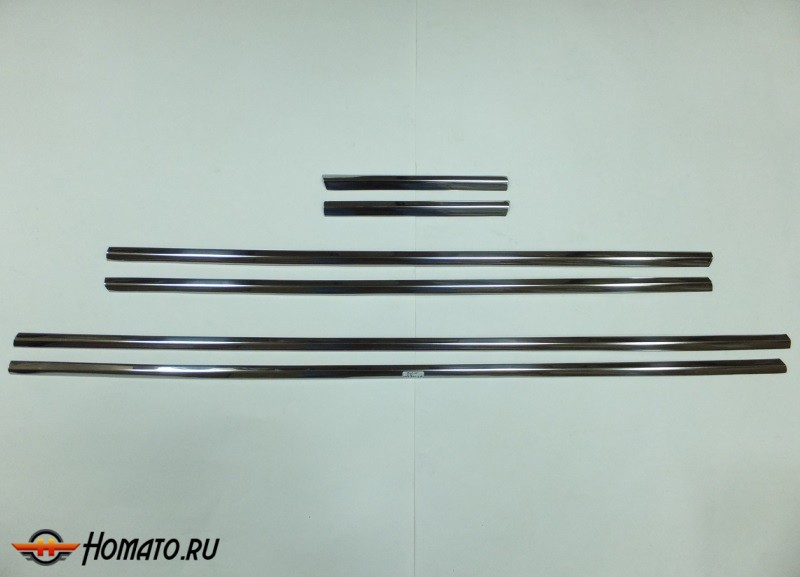 Нижние молдинги стекол, нерж., 6 частей для BMW X5 E70