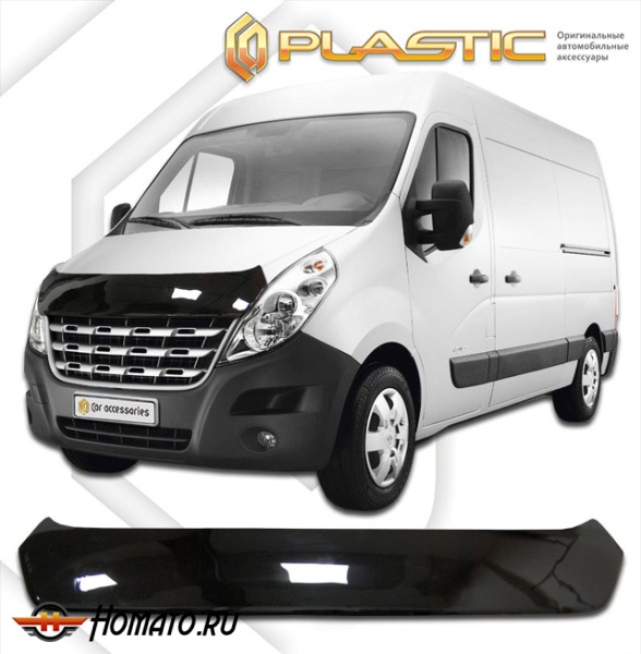 Дефлектор капота Renault Master 2010-2015 | черный