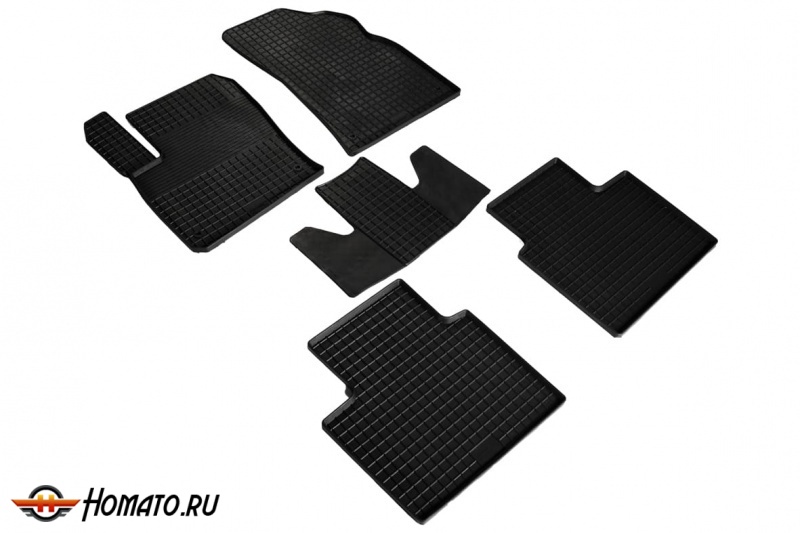 Коврики для Волга К50 | СЕТКА, резиновые, с бортами, Seintex