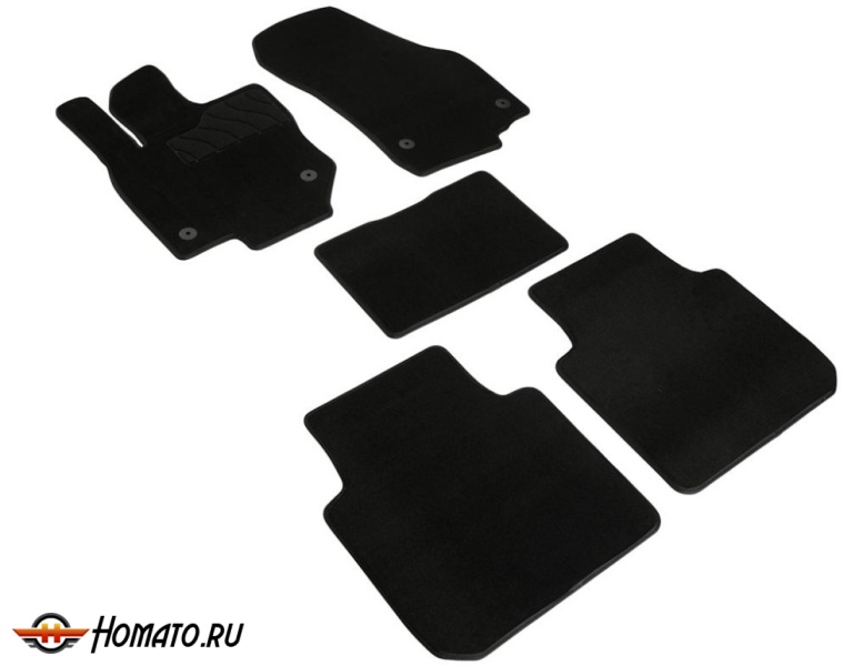 Коврики Skoda Kodiaq 2 2024+ | Люкс, ворсовые, черные, Seintex