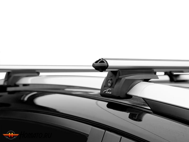 Багажник на крышу для Nissan Patrol (Y62) 2010+ | на рейлинги | LUX Классик и LUX Элегант
