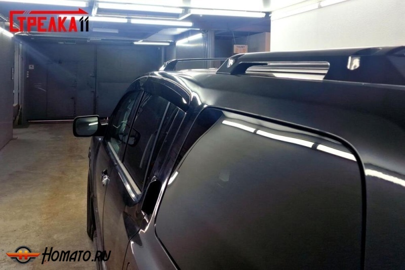 Дефлекторы Infiniti QX56 2004-2010 | премиум, плоские, 2D