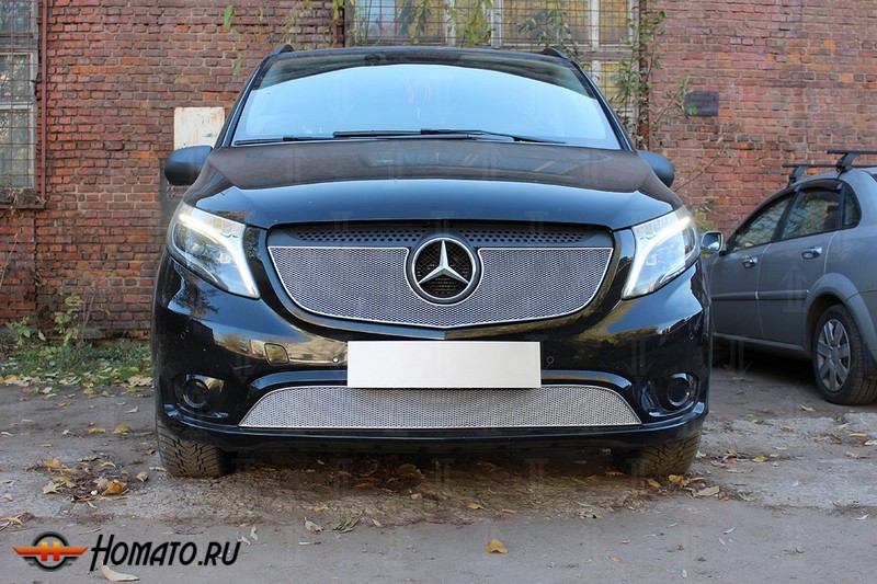 Защита радиатора для Mercedes-Benz Vito (W447) 2014+ | Премиум