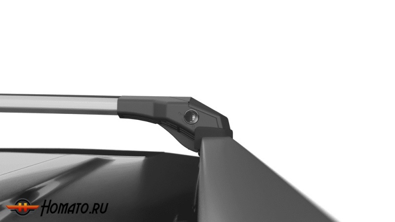 LUX CONDOR для Haval H9 2 2024+ | Багажник на классические рейлинги | 130 см