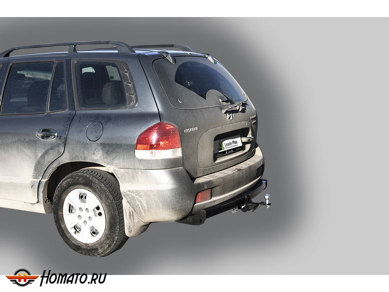 Фаркоп HYUNDAI SANTA FE CLASSIC (SM) (ТАГАЗ) 2001-2006, 2007-2012 | шар E - под квадрат - быстросъемный | Лидер Плюс | H205-E