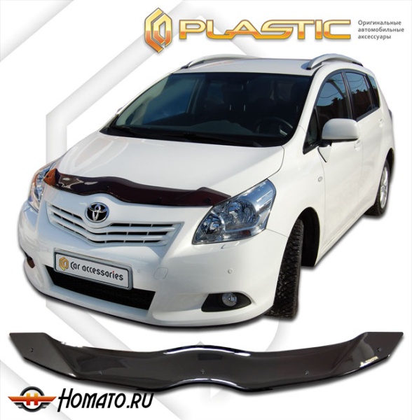 Дефлектор капота Toyota Verso 2009-2012 | черный