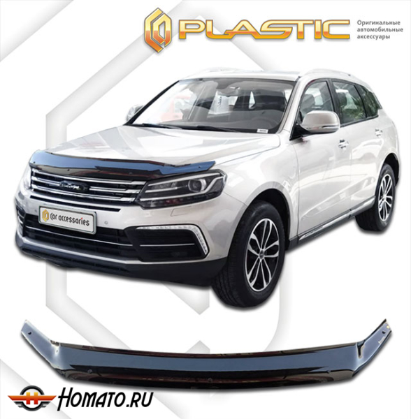 Дефлектор капота Zotye Coupa 2018- (B11F) | черный
