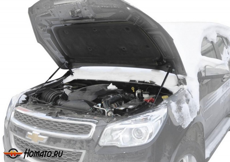 Упоры капота для Chevrolet Trailblazer II 2012-2016 | 2 штуки, АвтоУПОР