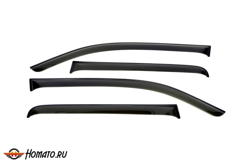 Дефлекторы на окна VOLKSWAGEN AMAROK (2010+) дв кабина